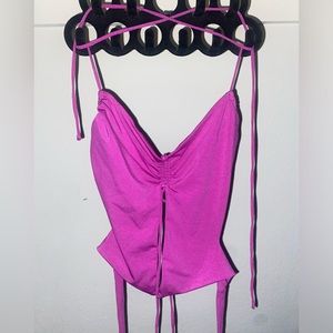 Pink Crop top from Garage. Size S